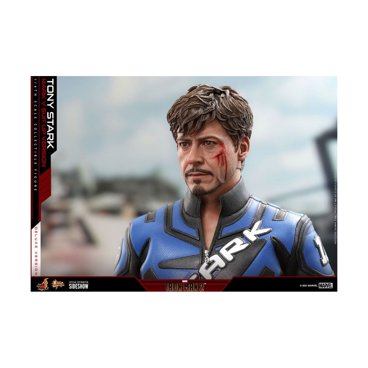 Hot Toys Iron Man 2 - Mark V Anzug Up Deluxe Version 1/6