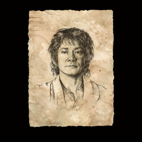 Weta - Bilbo Portrait Druck - Der Hobbit Eine Unerwartete Reise Kunstdruck