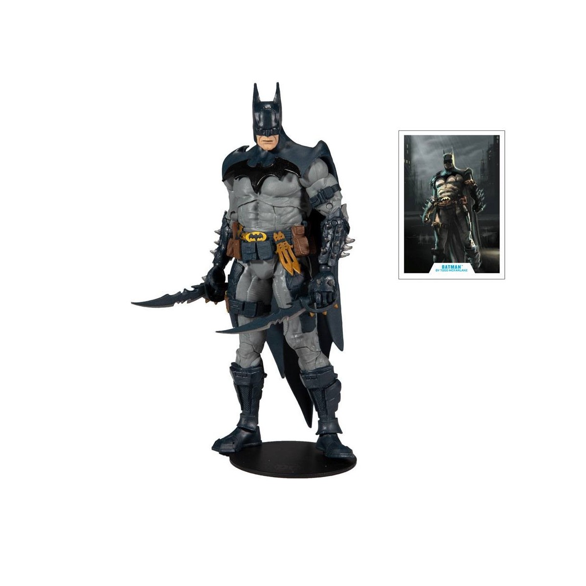 Mc Farlane - DC Multiverse - Batman Designed by Todd McFarlane Blaue Version 1/12