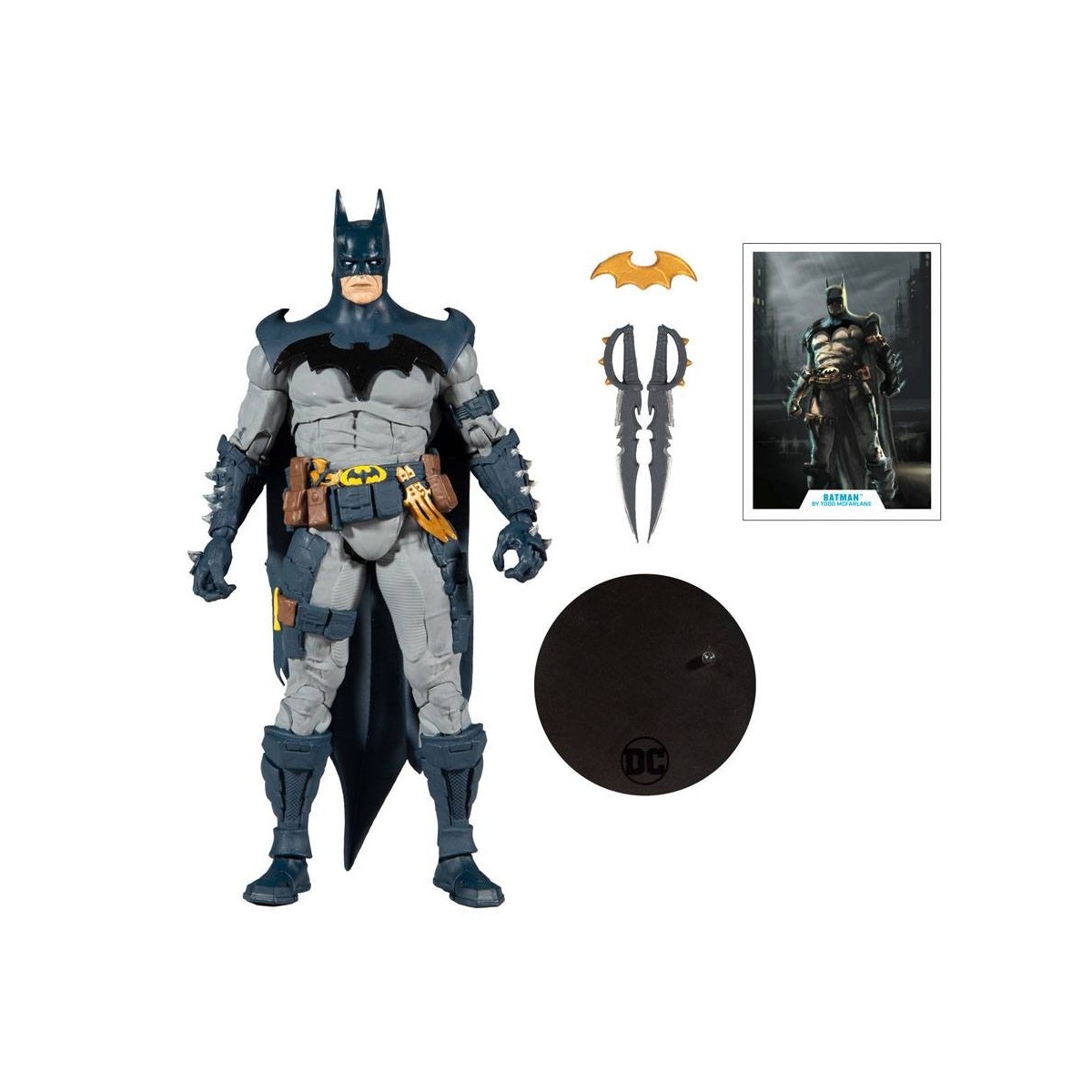 Mc Farlane - DC Multiverse - Batman Designed by Todd McFarlane Blaue Version 1/12