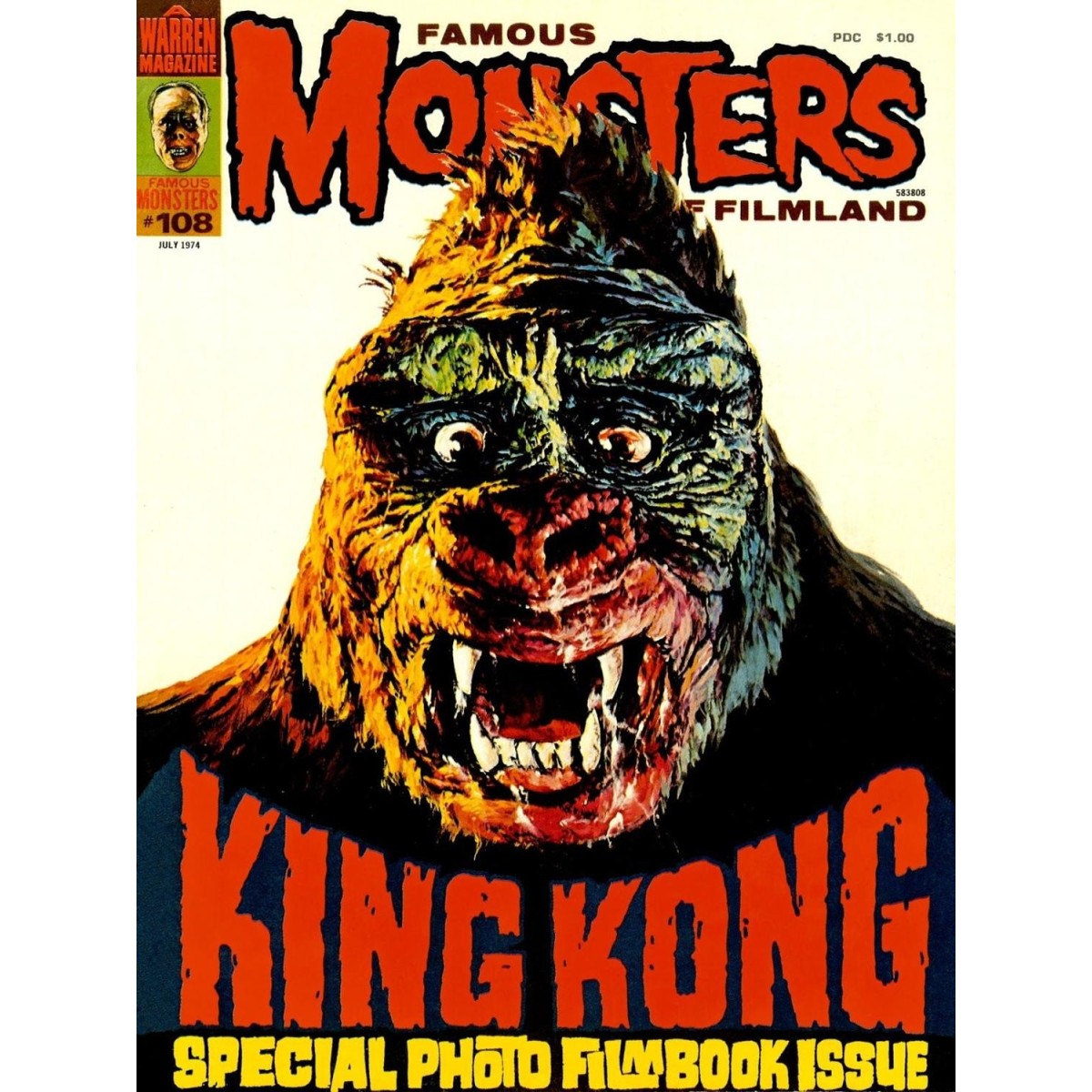 Neca - Ultimativer KING KONG ILLUSTRATED 1/12