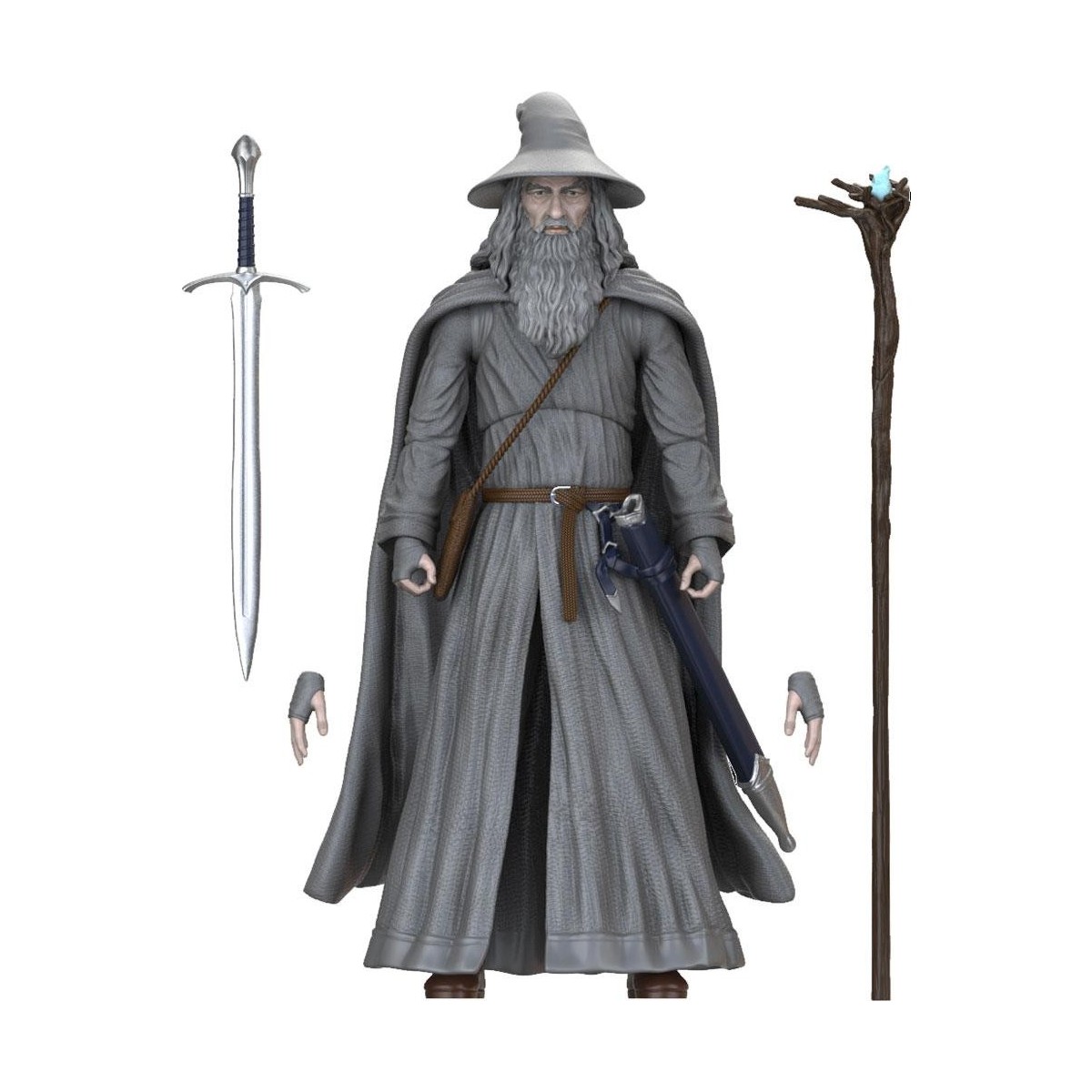 Die treuen Untertanen - Gandalf - Der Herr der Ringe Actionfigur BST AXN