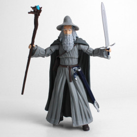 Die treuen Untertanen - Gandalf - Der Herr der Ringe Actionfigur BST AXN