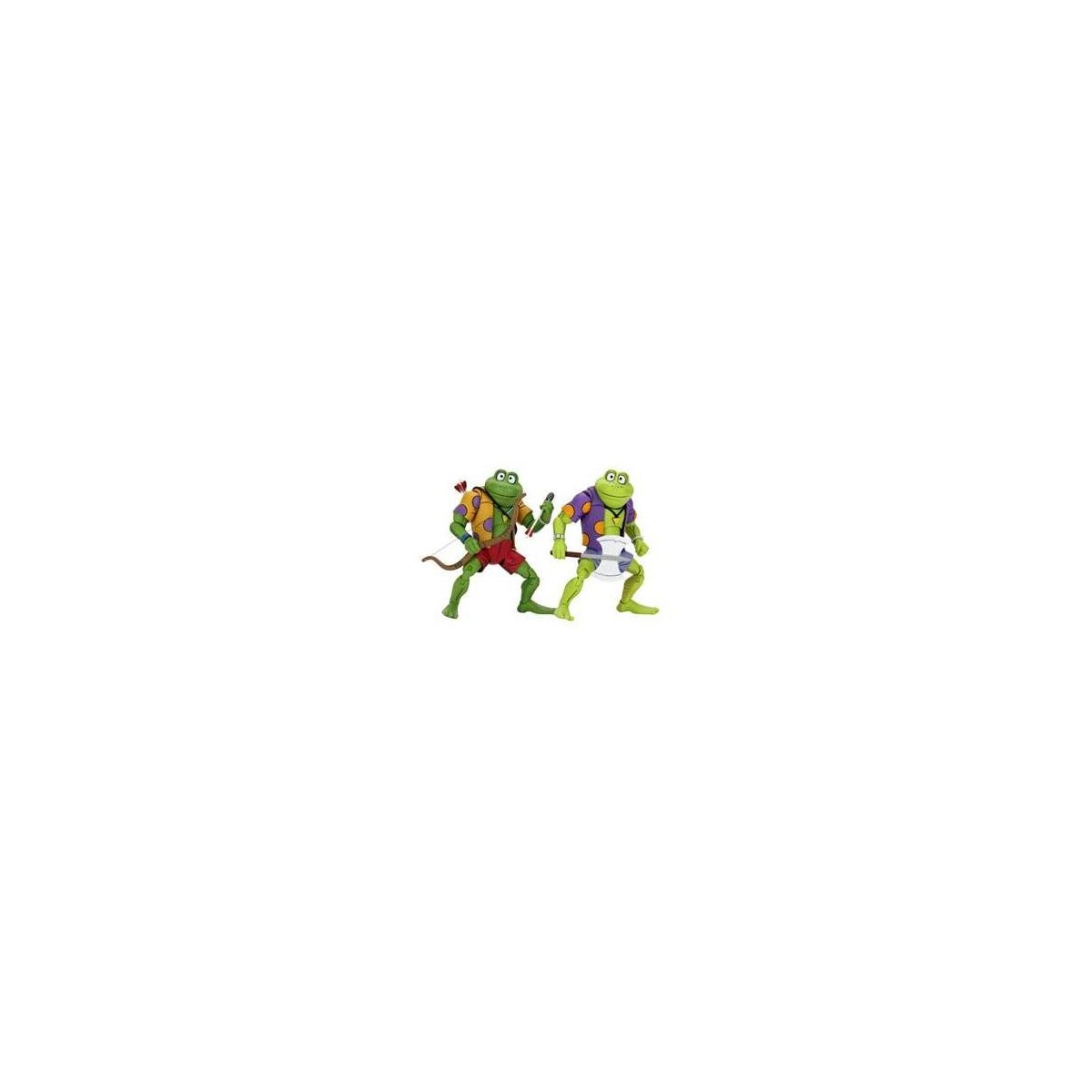 Neca - TMNT - Ninja Turtles - Pack 2 Figuren Dschingis & Rasputin Frosch