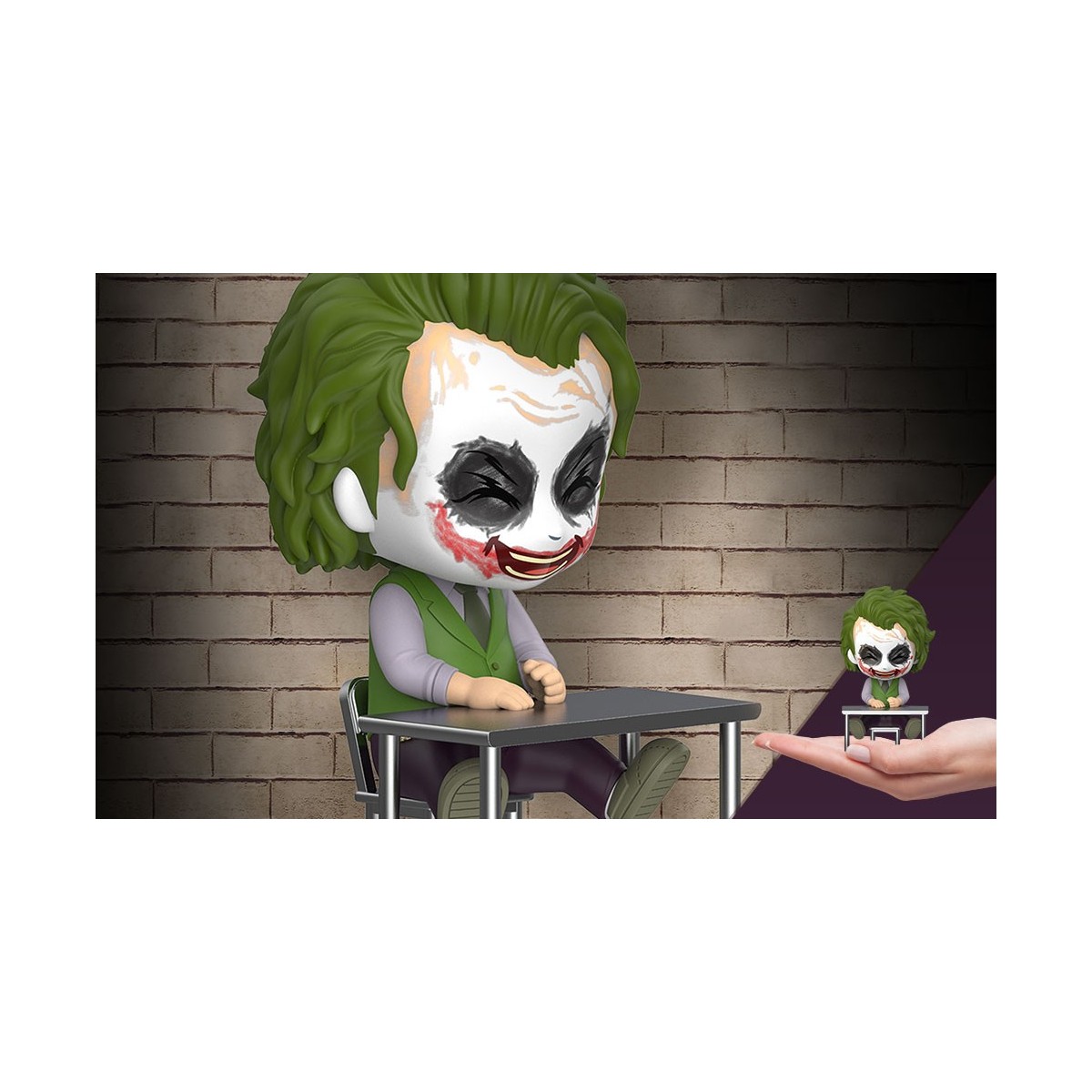 Hot Toys - Joker (Lachende Version) - Cosbaby - 9cm