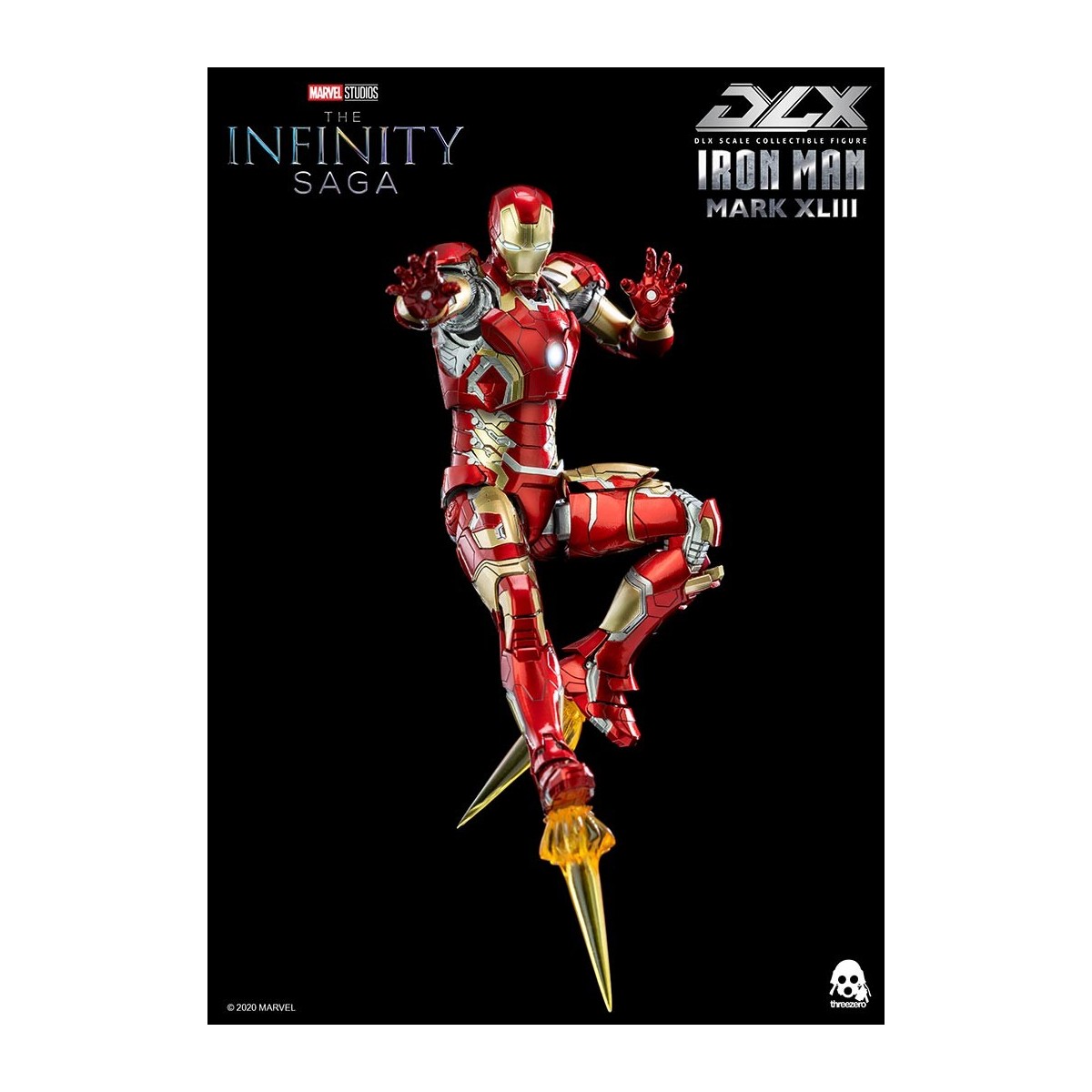Threezero Infinity Saga Iron Man - Mark 43 DLX 1/12