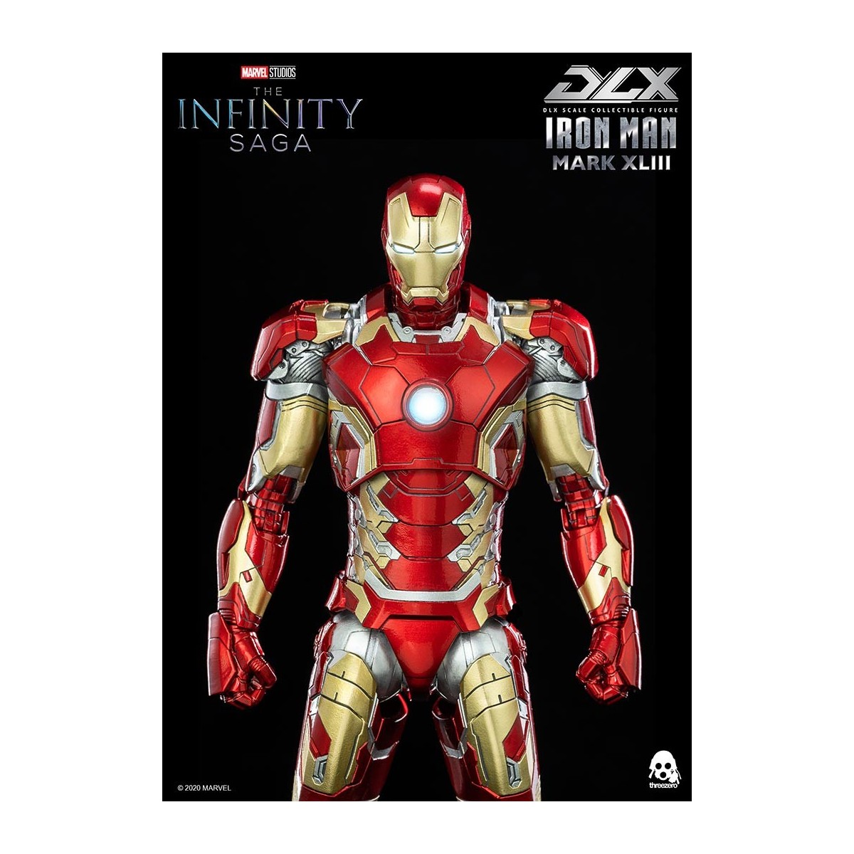 Threezero Infinity Saga Iron Man - Mark 43 DLX 1/12