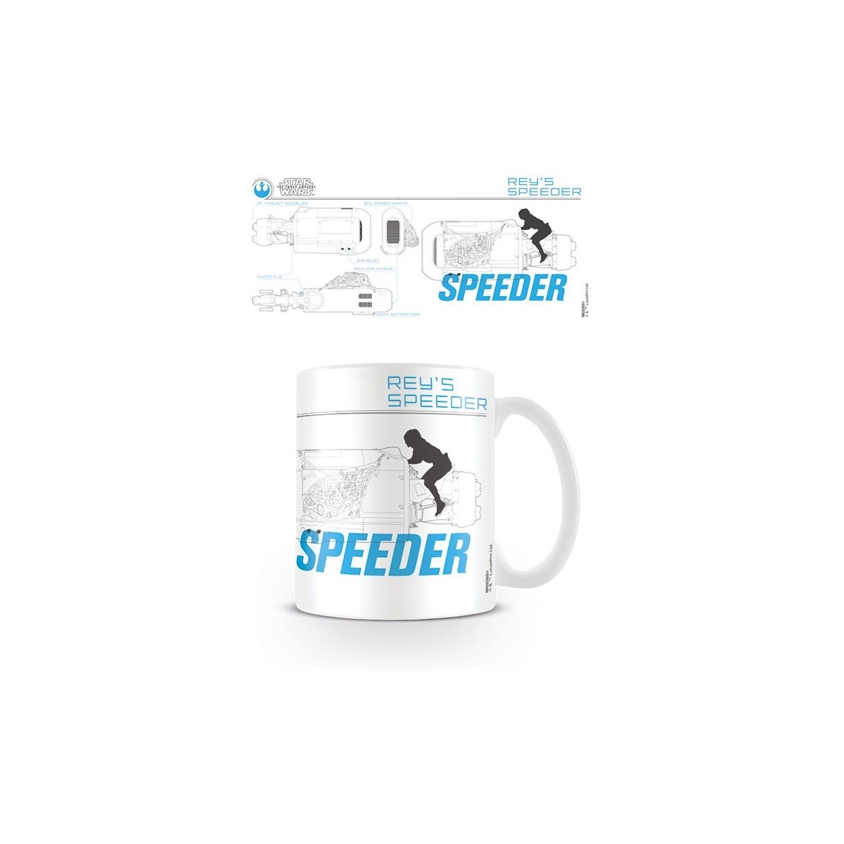Star Wars - Becher - Rey's Speeder Skizze