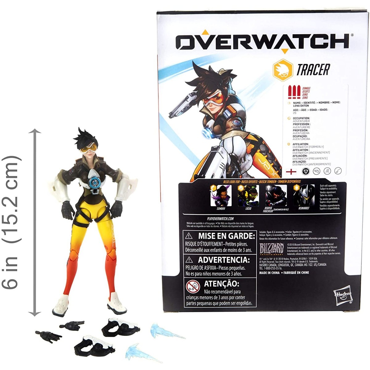 Hasbro Overwatch Ultimates Serie - Tracer