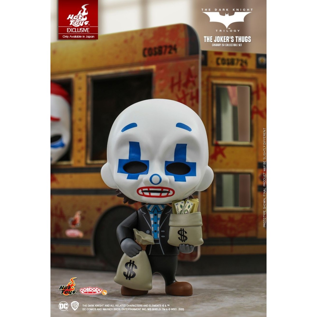 Hot Toys - Batman The Dark Knight Trilogy - Die Schläger des Jokers 5er-Set - Cosbaby - 9cm