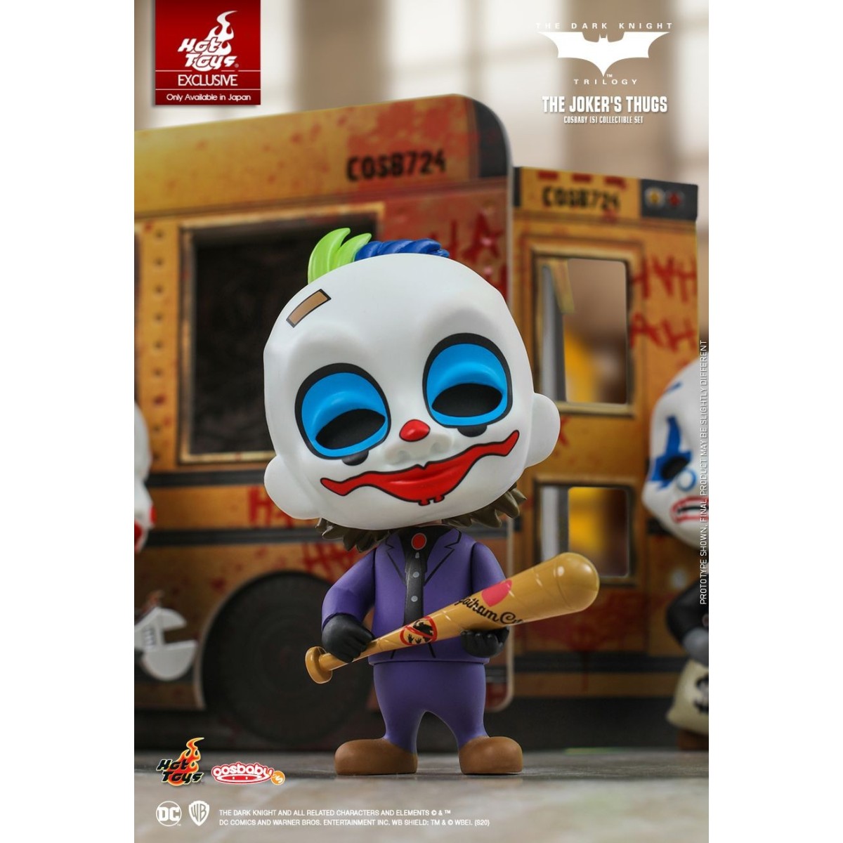 Hot Toys - Batman The Dark Knight Trilogy - Die Schläger des Jokers 5er-Set - Cosbaby - 9cm