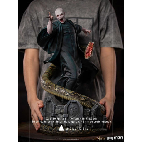 Iron Studios - Legacy Replica Statue 1/4 Voldemort & Nagini - Harry Potter
