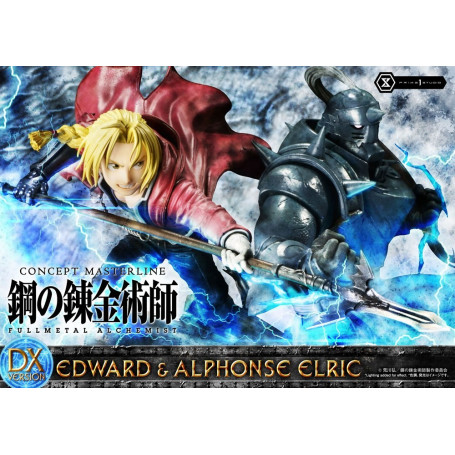 Prime 1 Studio - Edward & Alphonse Elric Deluxe Version Full Metal Alchemist Statue 1/6