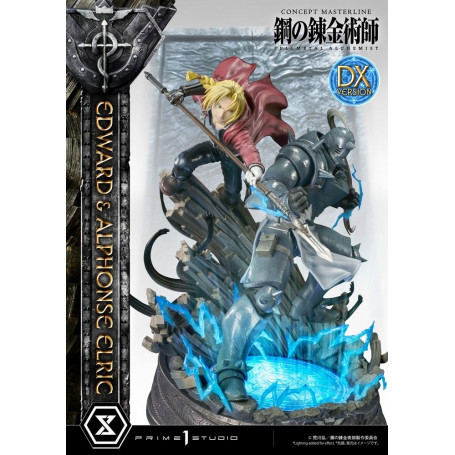 Prime 1 Studio - Edward & Alphonse Elric Deluxe Version Full Metal Alchemist Statue 1/6