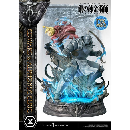 Prime 1 Studio - Edward & Alphonse Elric Deluxe Version Full Metal Alchemist Statue 1/6