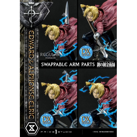 Prime 1 Studio - Edward & Alphonse Elric Deluxe Version Full Metal Alchemist Statue 1/6