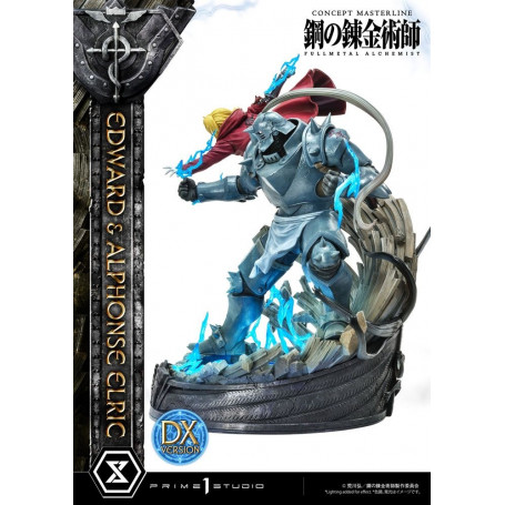 Prime 1 Studio - Edward & Alphonse Elric Deluxe Version Full Metal Alchemist Statue 1/6