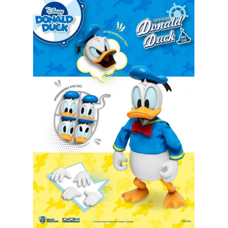 Beast Kingdom Disney Classic Figur - Donald Duck Classic Version - Dynamic Action Heroes 1/9
