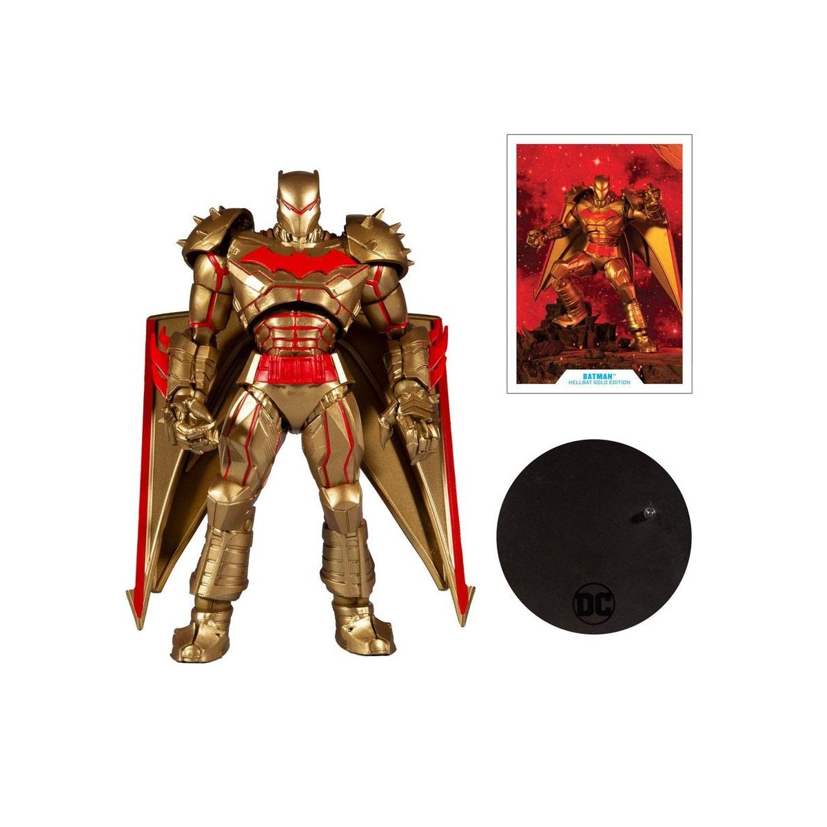 Mc Farlane - DC Multiverse - Hellbat Anzug (Gold Edition) 1/12