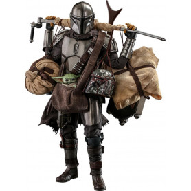 Hot Toys Star Wars - Der Mandalorianer und das Kind Deluxe