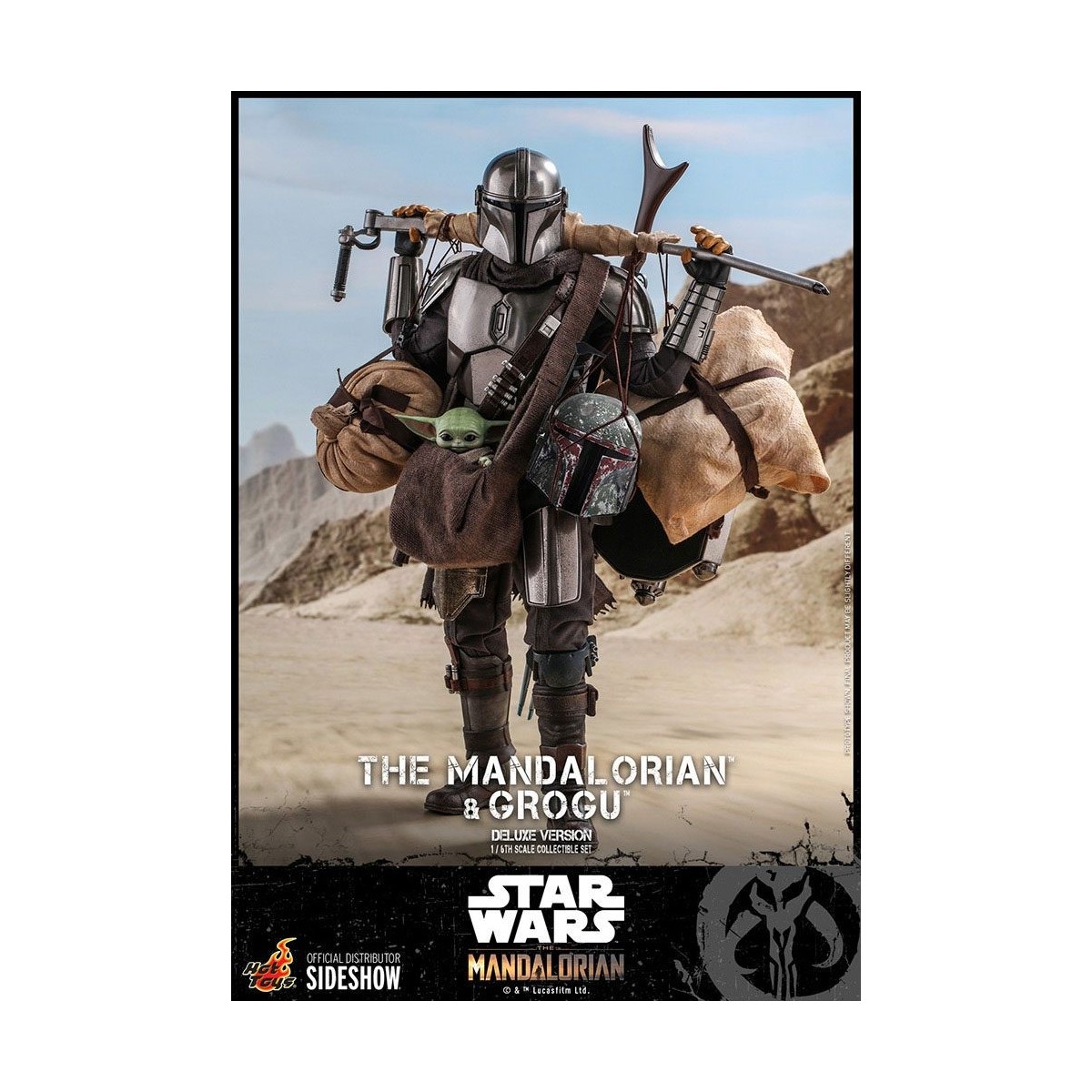 Hot Toys Star Wars - Der Mandalorianer und das Kind Deluxe