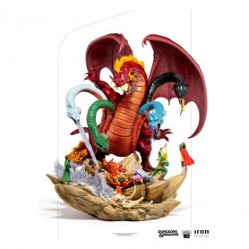 Iron Studios Dungeons & Dragons - 1/20 Half Art Scale Tiamat Schlacht Statuette