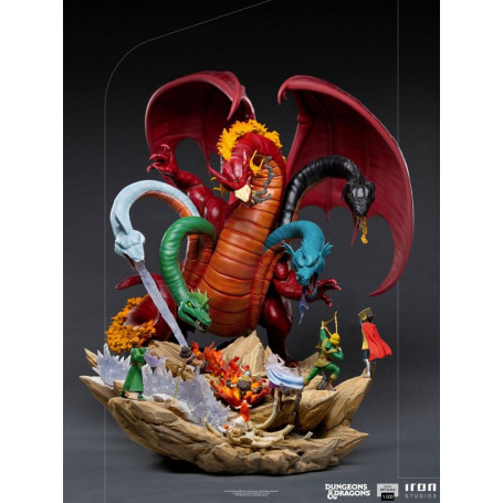 Iron Studios Dungeons & Dragons - 1/20 Half Art Scale Tiamat Schlacht Statuette