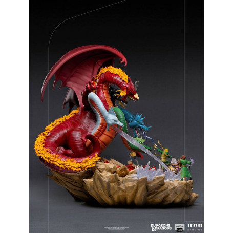 Iron Studios Dungeons & Dragons - 1/20 Half Art Scale Tiamat Schlacht Statuette