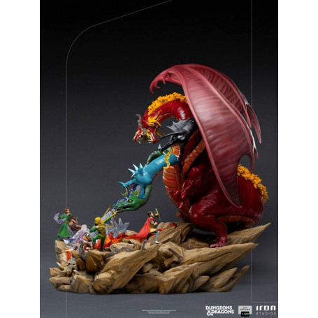 Iron Studios Dungeons & Dragons - 1/20 Half Art Scale Tiamat Schlacht Statuette