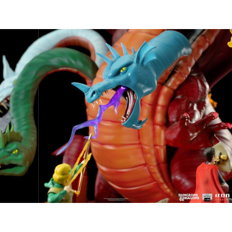Iron Studios Dungeons & Dragons - 1/20 Half Art Scale Tiamat Schlacht Statuette