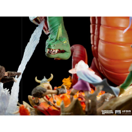 Iron Studios Dungeons & Dragons - 1/20 Half Art Scale Tiamat Schlacht Statuette