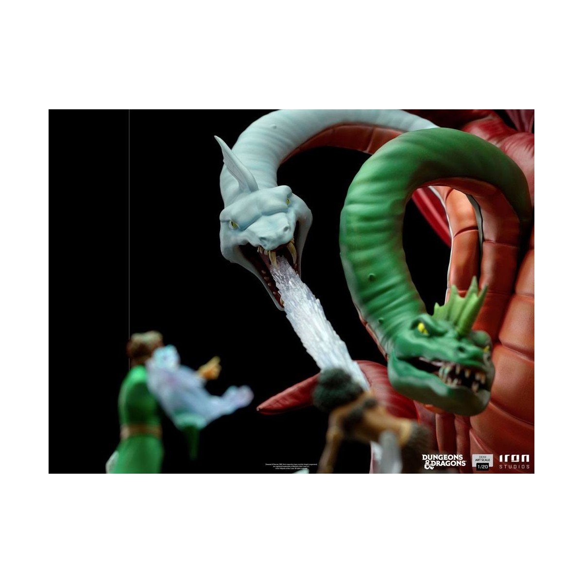 Iron Studios Dungeons & Dragons - 1/20 Half Art Scale Tiamat Schlacht Statuette