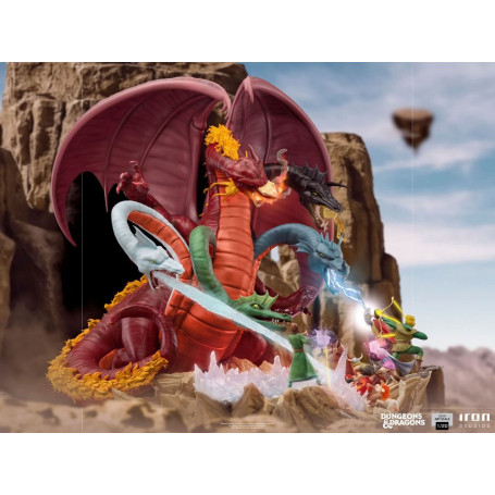 Iron Studios Dungeons & Dragons - 1/20 Half Art Scale Tiamat Schlacht Statuette