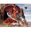 Iron Studios Dungeons & Dragons - 1/20 Half Art Scale Tiamat Schlacht Statuette