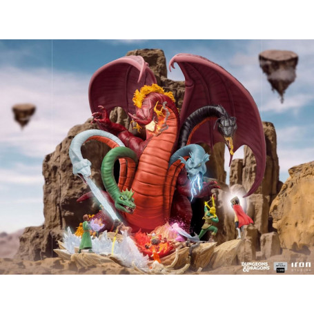 Iron Studios Dungeons & Dragons - 1/20 Half Art Scale Tiamat Schlacht Statuette