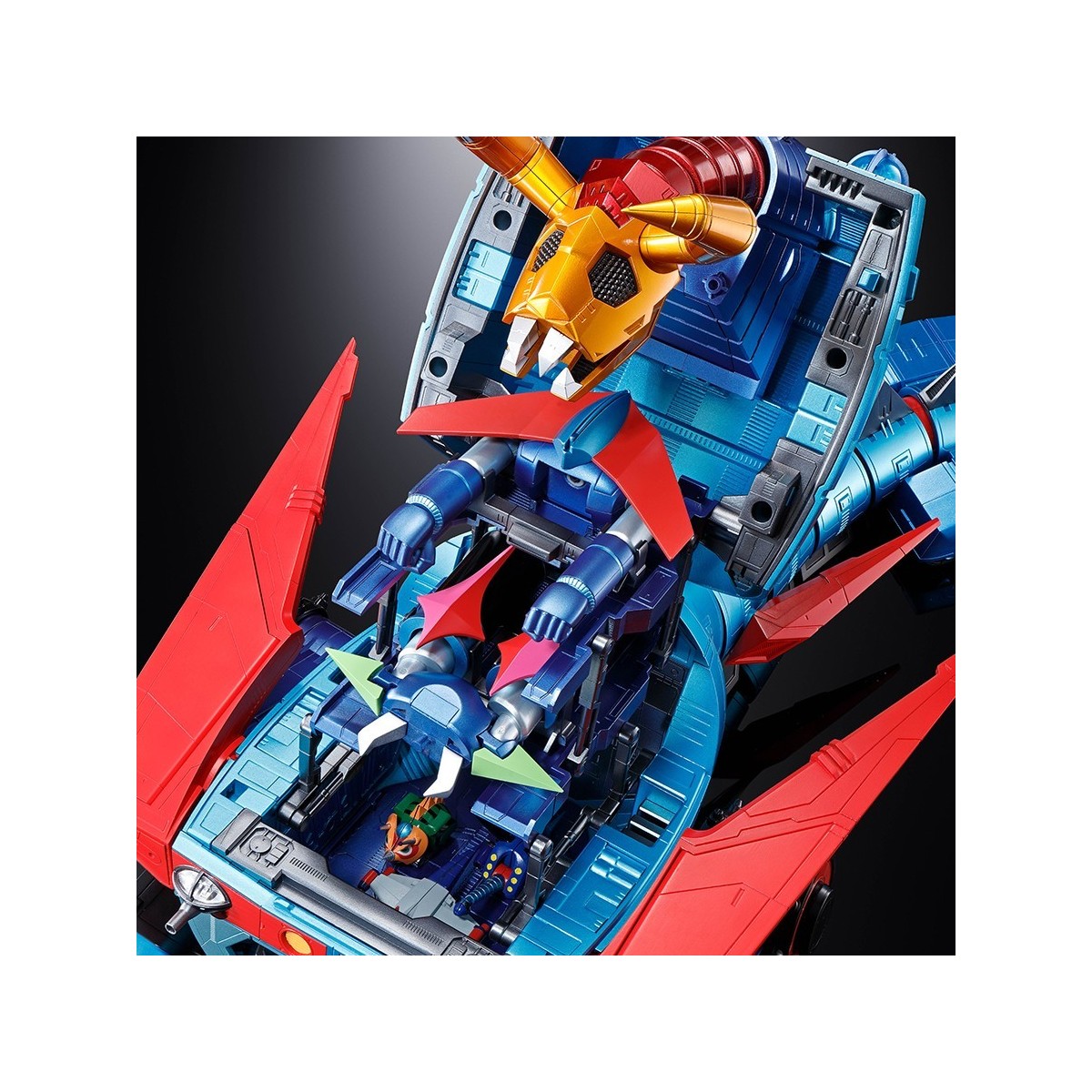 Bandai Soul of Chogokin - GX-100 Göttlicher Dämon-Drache Gaiking - Gaiking & Daiku Maryu