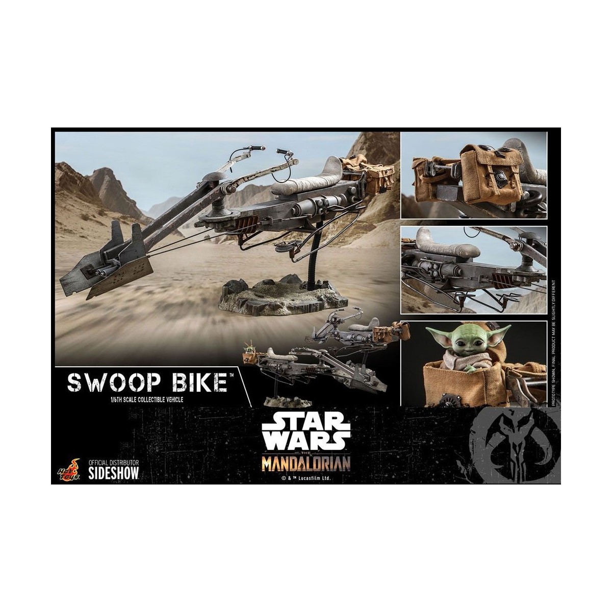 Hot Toys Star Wars Der Mandalorianer - Swoop Bike
