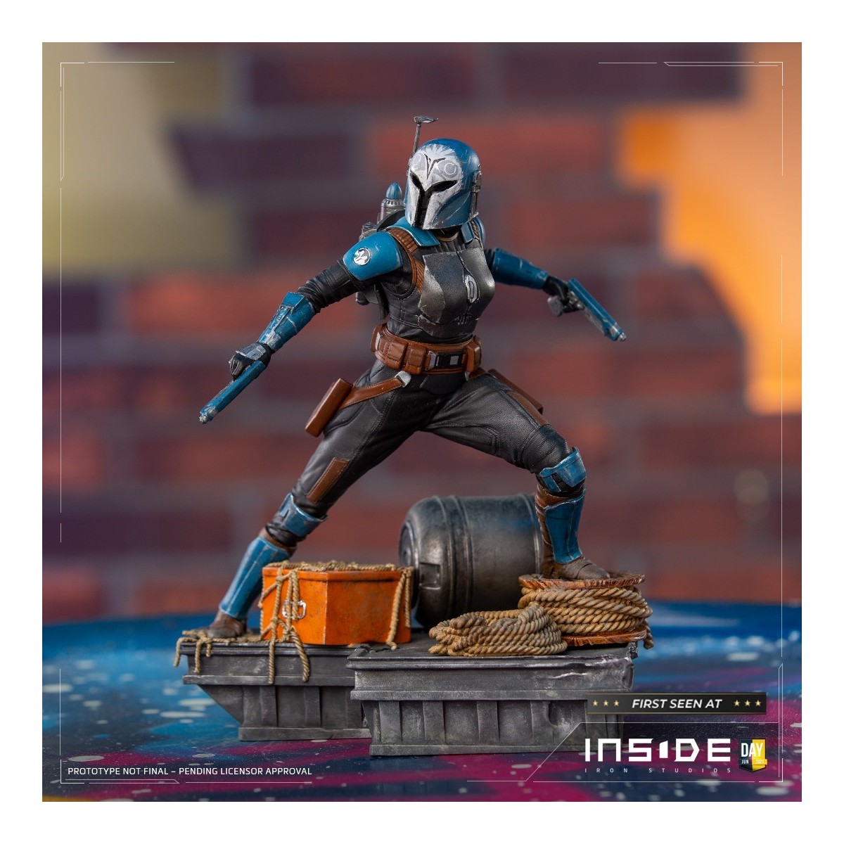IRON STUDIOS - Der Mandalorianer - Bo-Katan BDS Art Scale 1/10 - Star Wars