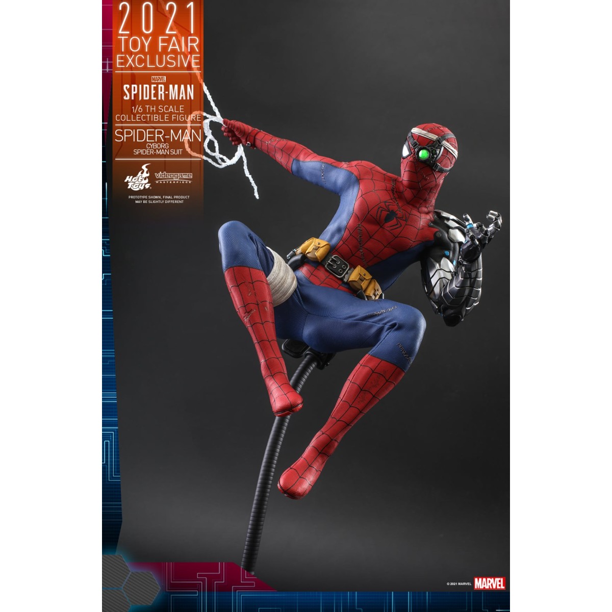 Hot Toys Marvel's Spider-Man: Cyborg Spider-Man Toy Fair 2021 Exclusive - Video Game Masterpiece 1/6