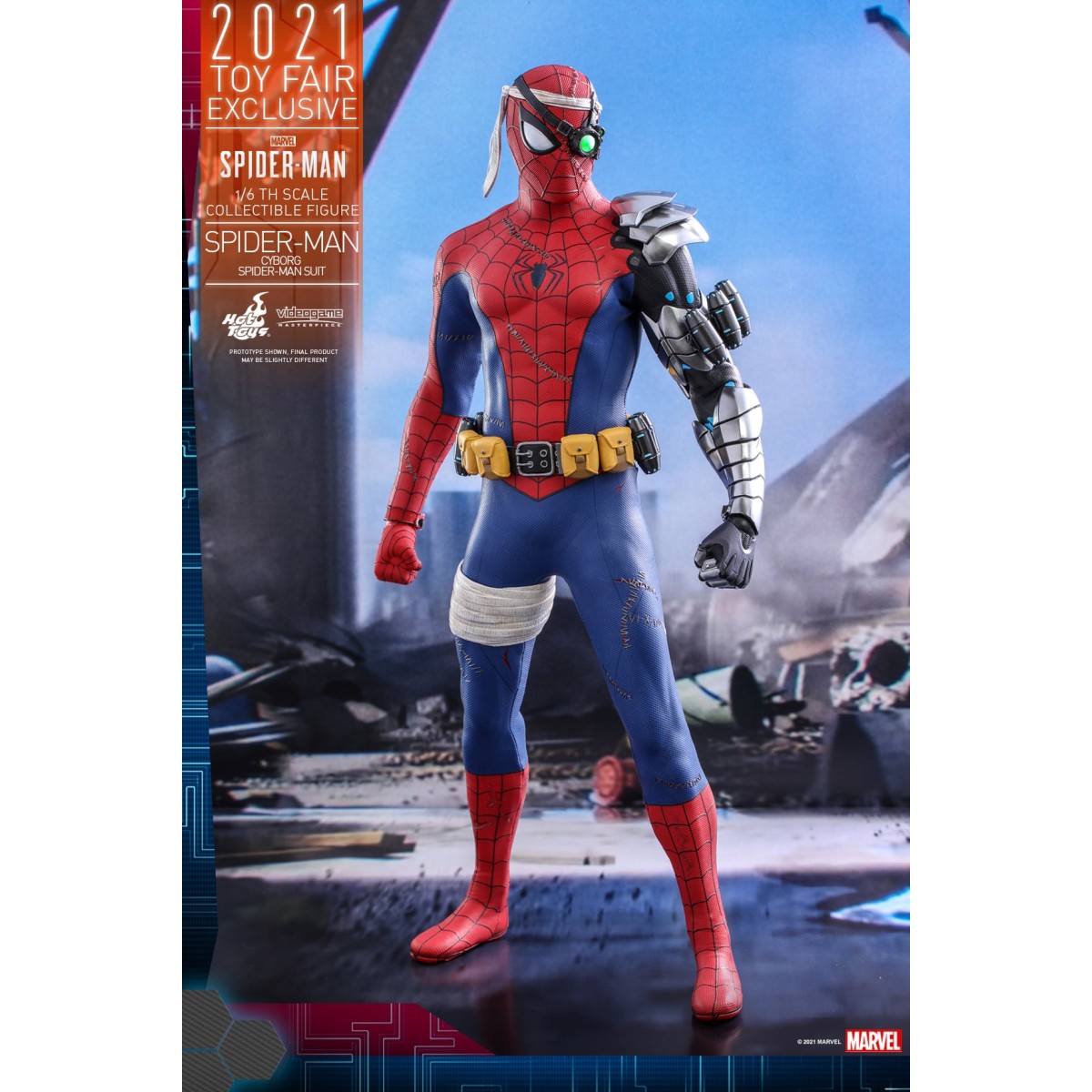 Hot Toys Marvel's Spider-Man: Cyborg Spider-Man Toy Fair 2021 Exclusive - Video Game Masterpiece 1/6