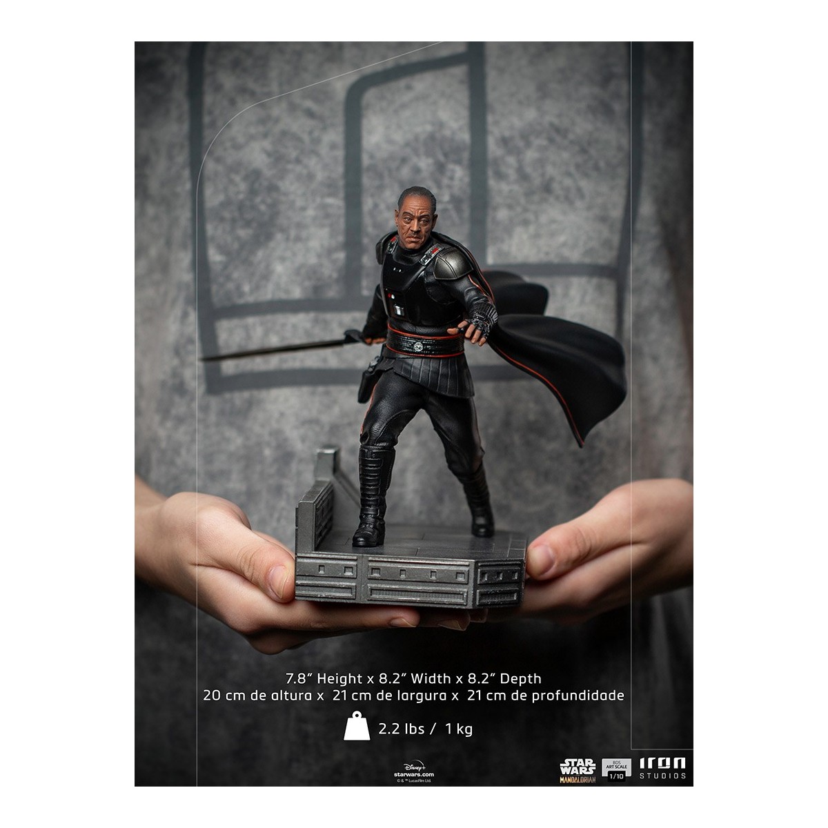IRON STUDIOS - Der Mandalorianer - Moff Gideon BDS Art Scale 1/10 - Star Wars