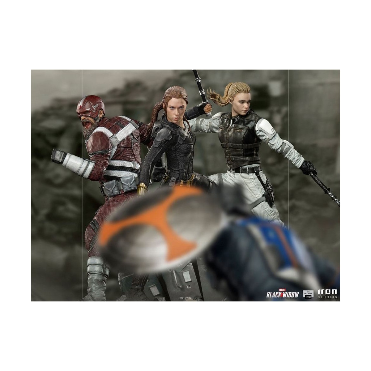 Iron Studios - Schwarze Witwe - Taskmaster BDSArt-Skala