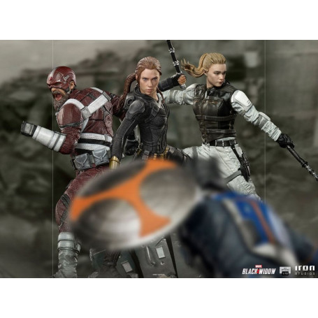 Iron Studios - Schwarze Witwe - Roter Wächter BDSArt-Skala