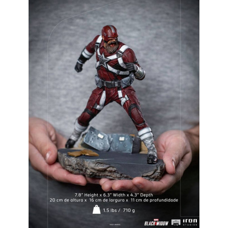 Iron Studios - Schwarze Witwe - Roter Wächter BDSArt-Skala
