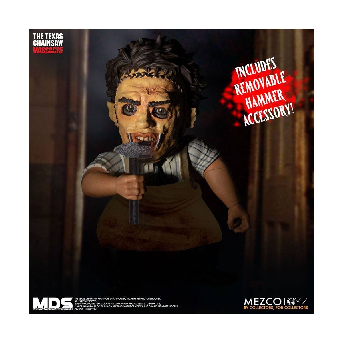Mezco Designer Serie - MDS- Leatherface - Das Texas Chainsaw Massacre