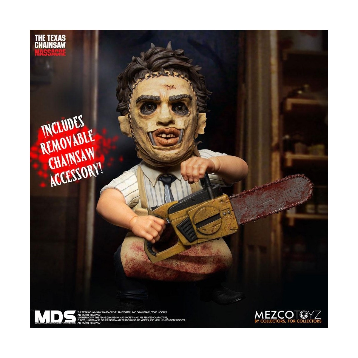 Mezco Designer Serie - MDS- Leatherface - Das Texas Chainsaw Massacre