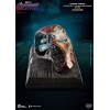 Beast Kingdom - Avengers Endgame Master Craft Iron Man Mark50 Helm Schlacht beschädigt