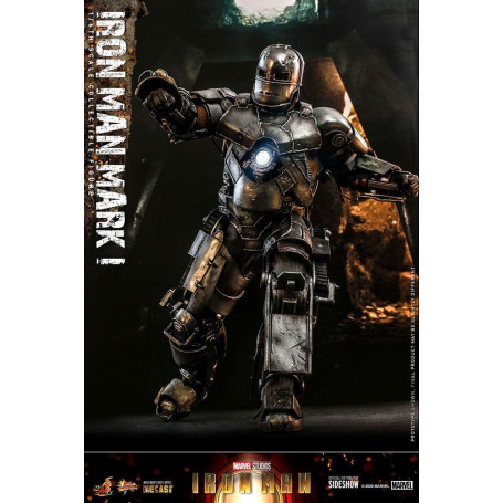 Hot Toys Iron Man Mark I Die Cast Version - Movie Masterpiece 1/6