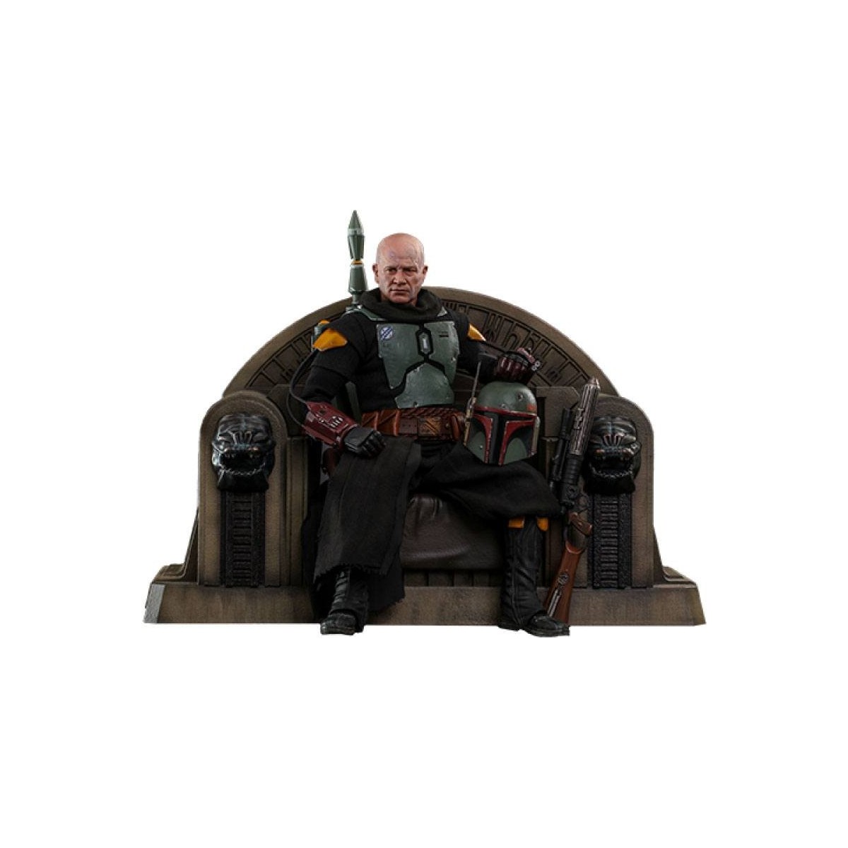 Hot Toys Star Wars The Mandalorian - Boba Fett (Repaint Rüstung) und Thron 1/6 Movie Masterpiece
