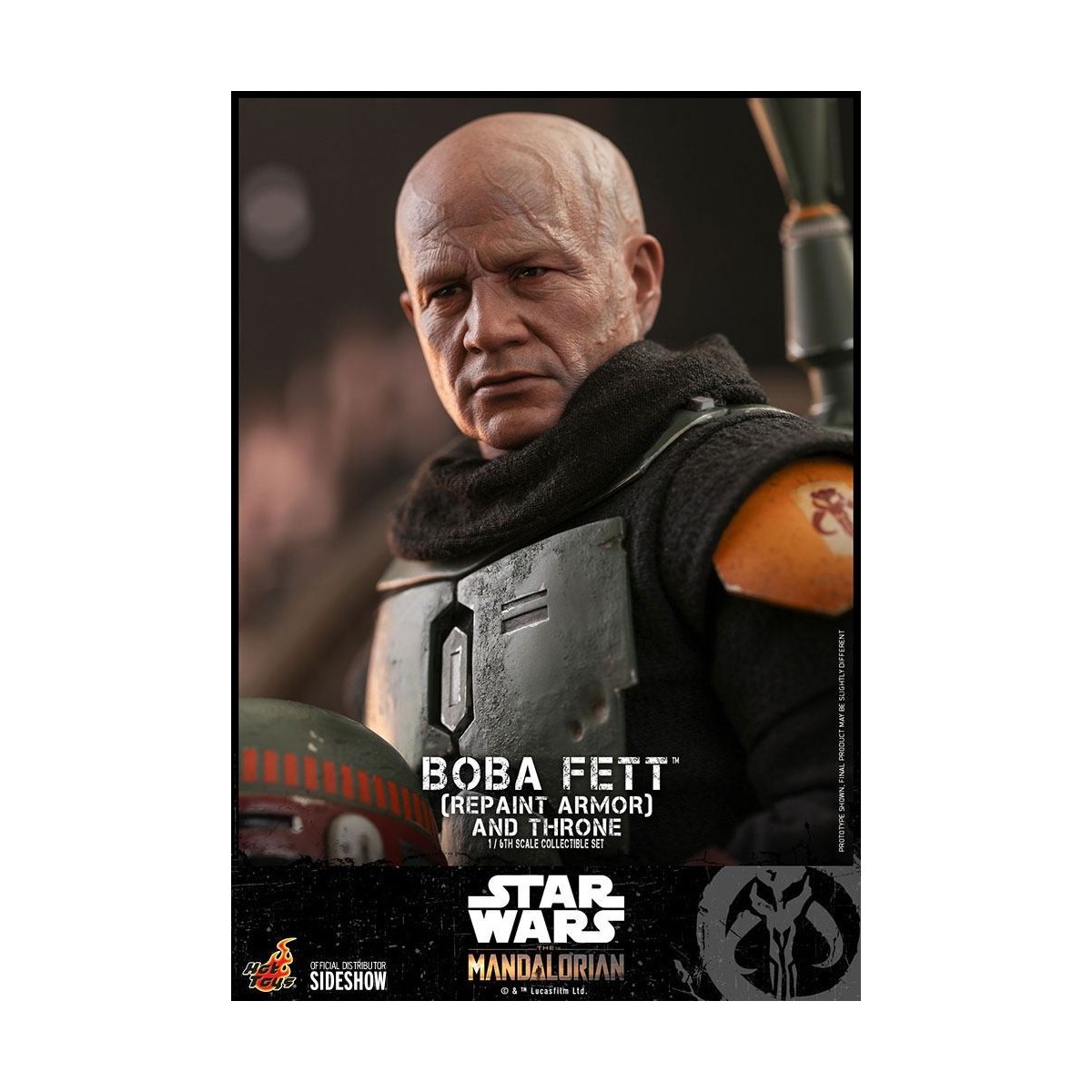 Hot Toys Star Wars The Mandalorian - Boba Fett (Repaint Rüstung) und Thron 1/6 Movie Masterpiece